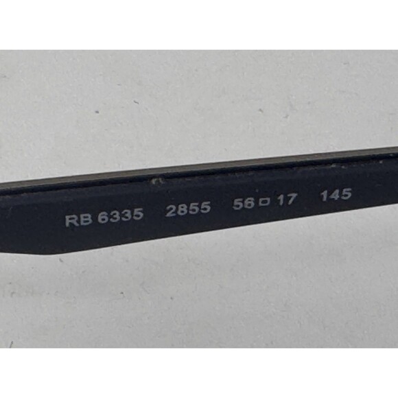 Ray-Ban RB6335 Eyeglass Frames Only 56-17-145 Gunmetal 2855 main image 4